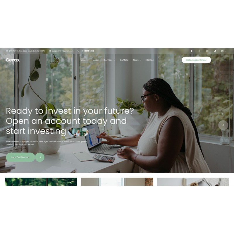 Cerax - Consulting, Accounting WordPress Theme