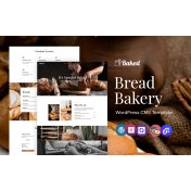 Baked - Fresh Bread And Bakery WordPress Elementor Theme