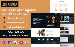 Femida - Lawyer Agency WordPress Theme