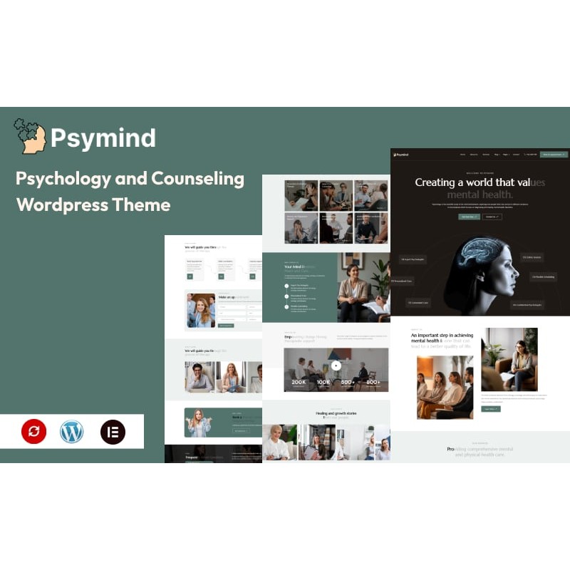 Psymind - Psychology and Counseling WordPress Theme