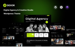 Dexor - Digital Agency And Creative Studio WordPress Theme