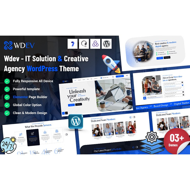 Wdev - Business WordPress Theme