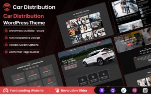 Car Distribution Elementor WordPress Theme