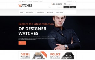 Brand Watches Shop Template