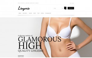 Lingerie Store Shop Template