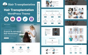 Hair Transplantation and Hair Removal WordPress Theme