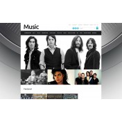 Online Music Sales Shop Template