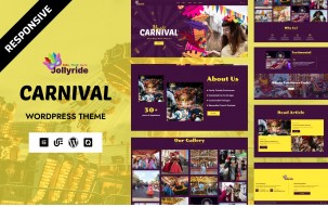 Jollyride - Cultural Carnival & Amusement Park WordPress Elementor Theme