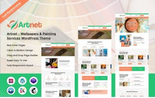 Artnet - Wallpapers & Painting Services WordPress Theme
