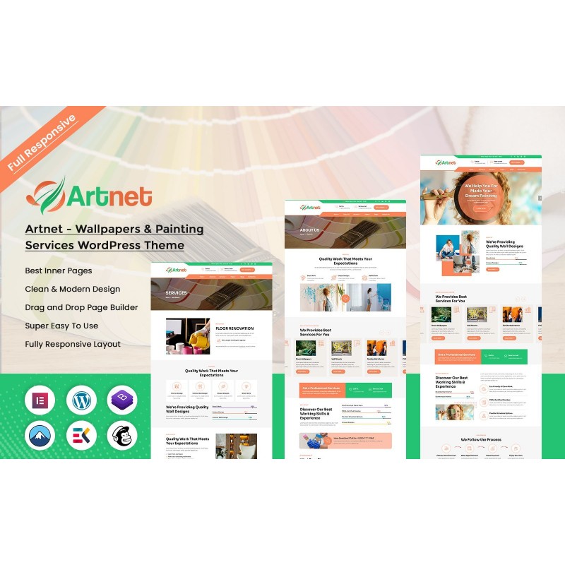 Artnet - Wallpapers & Painting Services WordPress Theme