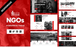 UnityHub - NGO & Fundraising WordPress Elementor Theme