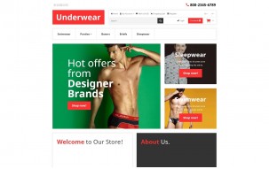 Underwear Shop Template