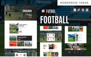 Futbol - Football Academy & Match Schedule WordPress Elementor Theme