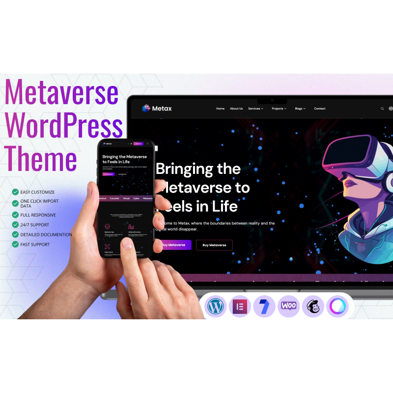 Metax - Metaverse WordPress Theme