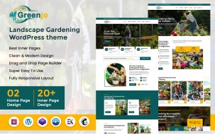 GreenJo - Landscape Gardening WordPress Theme