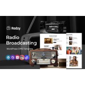 Radzy - FM Radio And Broadcasting Multipurpose WordPress Elementor Theme