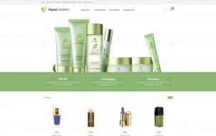 Organic Cosmetics Shop Template
