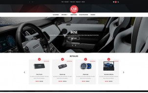 Car Audio Video Equipment Shop Template