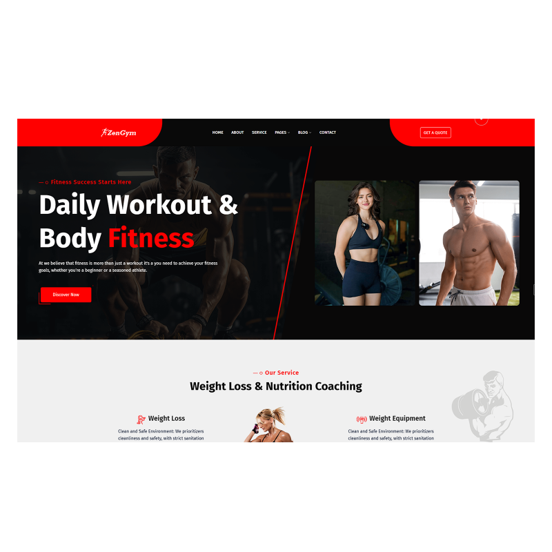 Zengym &ndash; Modern Gym & Fitness WordPress Theme