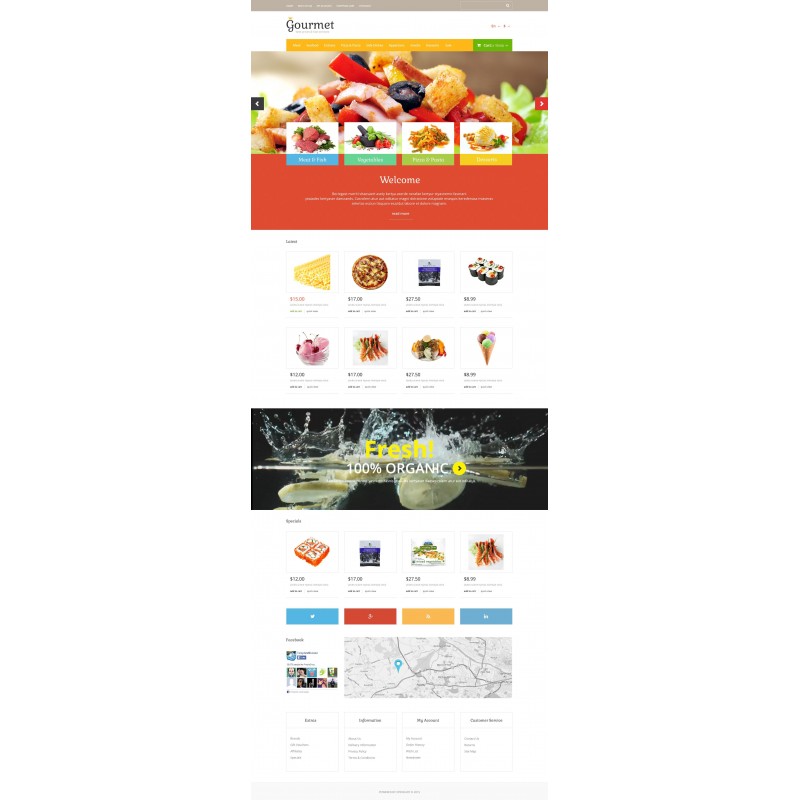 Food Shop Shop Template