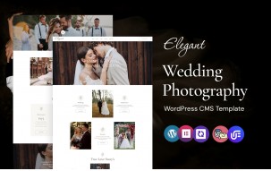 elegant - Wedding Photography and Studio WordPress Elementor Theme