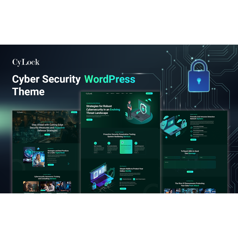Cylock &ndash; Cyber Security Service WordPress Theme