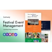 leeway - Festival Event Management and Organization Landing Page WordPress Elementor Theme