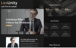 lexUnity - Law Firm & Lawyer WordPress Theme