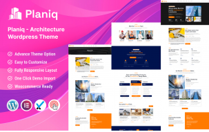 Planiq - Architecture WordPress Theme