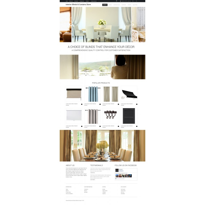 Interior Design Shop Template