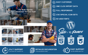 Handico - Handyman Services WordPress Theme
