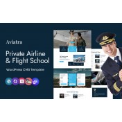 Aviatra - Private Airline And Flight School Multipurpose WordPress Elementor Theme