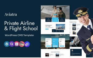 Aviatra - Private Airline And Flight School Multipurpose WordPress Elementor Theme