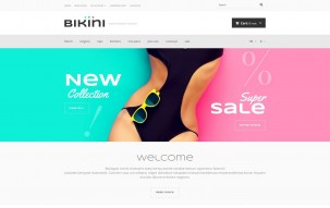Women Swimwear Store Shop Template