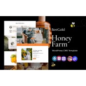 Beegold - Bees and Honey Farm WordPress Elementor Theme