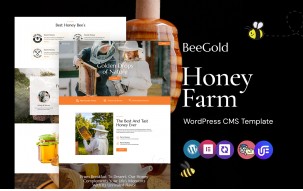 Beegold - Bees and Honey Farm WordPress Elementor Theme