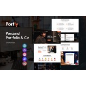 Portly - Personal Portfolio Multipurpose Responsive WordPress Theme