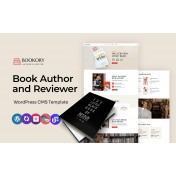 Bookory - Book Author and Book Reviewer Multipurpose WordPress Elementor Theme