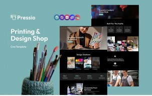 Pressio - Printing And Design Shop Multipurpose Responsive WordPress Theme