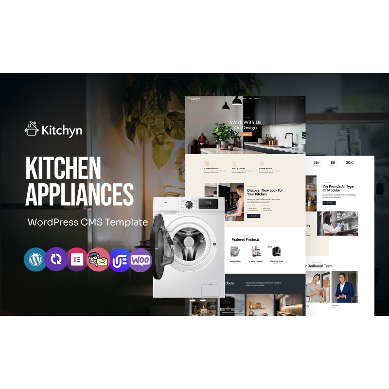 Kitchyn - Kitchen Appliances Multipurpose WordPress Elementor Theme