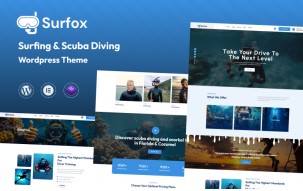 Surfox - Surfing & Scuba Diving WordPress Theme