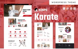 Kenpo - Martial Arts & Karate School WordPress Elementor Theme
