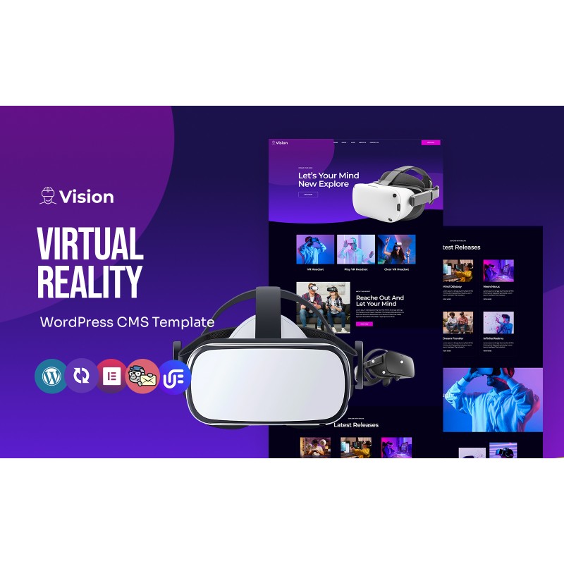 Vision - Virtual Reality Multipurpose WordPress Elementor Theme