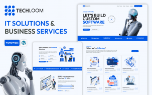 Techloom &ndash; Software, Tech Startups & IT Services WordPress Theme