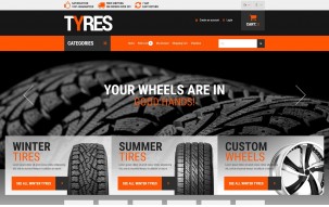 Wheels and Tyres Shop Template