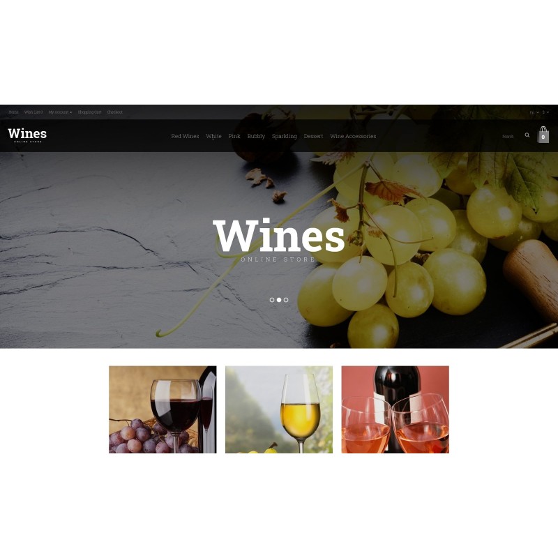 Wine Store Shop Template