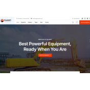 Equipkit &ndash; Construction Equipment Rental & Machinery Services WordPress Theme