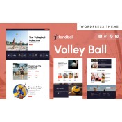 Hand Ball - Volleyball Club, Coaching & Training WordPress Elementor Theme