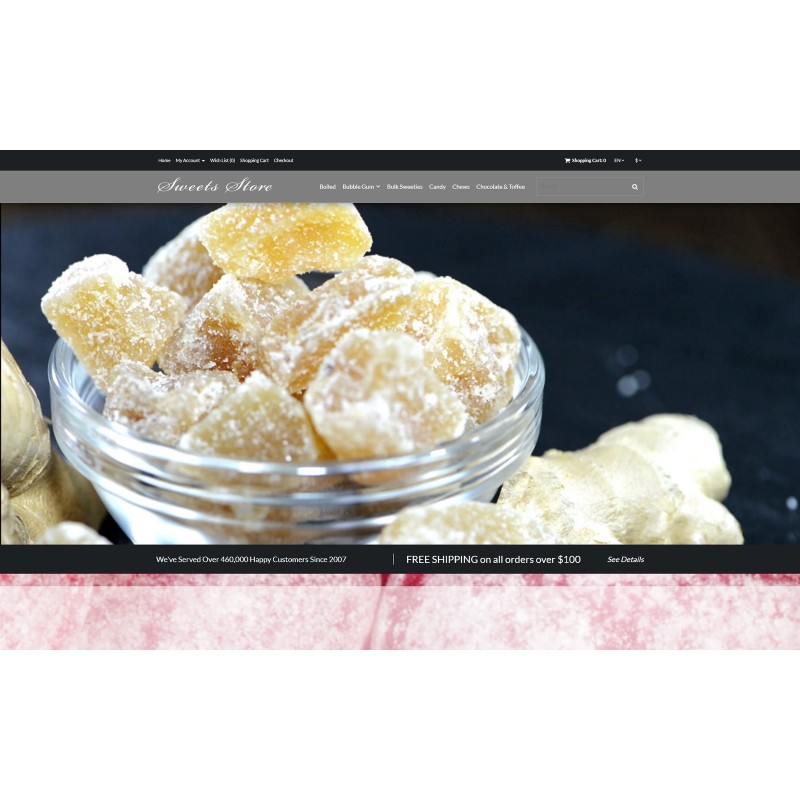 Candy Shop Shop Template