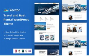 Yeator - Travel & Boat Rental WordPress Theme